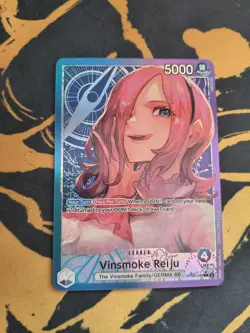 One Piece Card Game, OP06-042 Vinsmoke Reiju, Leader Alt Art, English, NM/M - Image 1