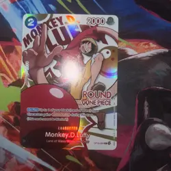 Round 1 MONKEY D LUFFY One Piece TCG Promo OP16-095 - ENGLISH - NM/MT - Image 1