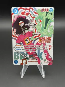 Round 1 One Piece Brook English Promo OP11-056 - Image 1