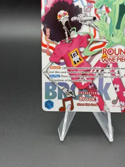 Round 1 One Piece Brook English Promo OP11-056 - Image 4