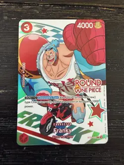 Round 1 Franky English One Piece Promo ST21-011 - Image 1
