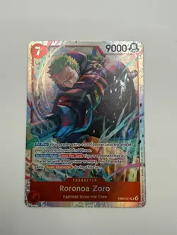Roronoa Zoro EB04-007 SR | Adventure on Kami's Island One Piece TCG NM English - Image 1