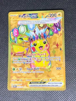 Pikachu ex 247/191 - Surging Sparks Pokemon Card - NM - Image 1
