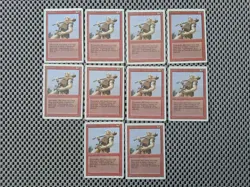 Lot Of 10x Magic MTG Hill Giant English Revised 3rd Edition Cards EX+ / LP+ - Image 1