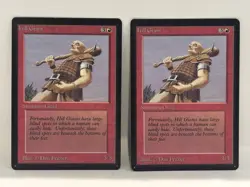 Vintage MTG Magic Beta English Card Lot: X4 HILL GIANT - Near Mint NM - Image 4