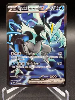Pokemon TCG Black Kyurem EX Ultra Rare Card #218/191 Surging Sparks NM Card - Image 1