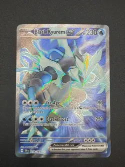 Pokemon TCG Black Kyurem EX Ultra Rare Card #218/191 Surging Sparks NM Card - Image 3