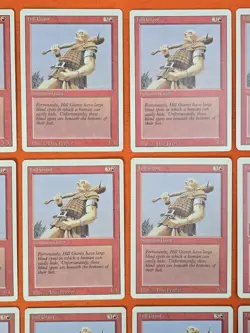 (20 CARD LOT) 1994 MAGIC THE GATHERING HILL GIANT REVISED 3RD EDITION PLAYED - Image 3