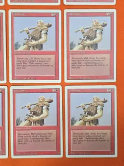 (20 CARD LOT) 1994 MAGIC THE GATHERING HILL GIANT REVISED 3RD EDITION PLAYED - Image 5