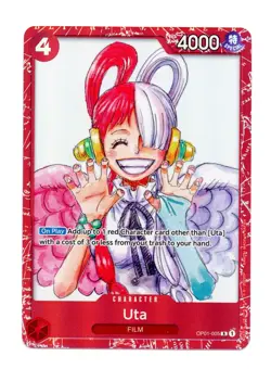 Uta (Premium Card Collection ONE PIECE FILM RED) OP01-005 R One Piece Promo NM - Image 1
