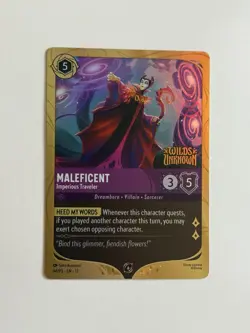 Lorcana Promo #44/P3 Maleficent Wilds of the Unknown Disney Promo Card - Image 1