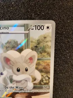 Pokemon TCG Black Bolt Illustration Rare Card Cinccino 153/086 NM Condition - Image 3