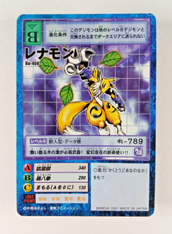 Renamon - Bo-408 - Digimon TCG card (2001 Bandai Japan) JP Japanese Carddass - Image 1