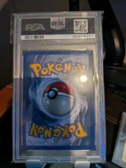 1999 Pokemon TCG Mewtwo Base Set Holo Unlimited Rare Card PSA NM-MT 8 - Image 2