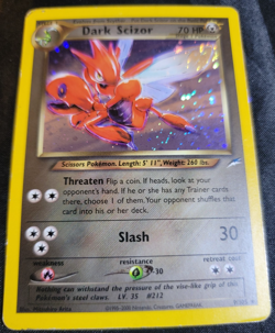 Holo Foil Dark Scizor # 9/105 Neo Destiny Set Pokemon Trading TCG Cards HP - Image 1