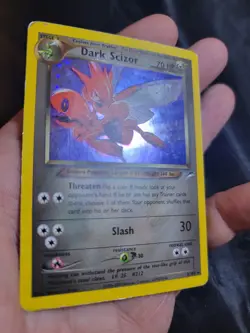 Holo Foil Dark Scizor # 9/105 Neo Destiny Set Pokemon Trading TCG Cards HP - Image 3