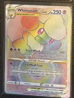 Whimsicott VSTAR 175 Brilliant Stars Pokemon English Card NM - Image 1