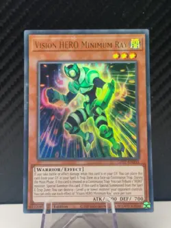 GFP2-EN055 Vision HERO Minimum Ray Ultra Rare 1st Edition YuGiOh Card - Image 1