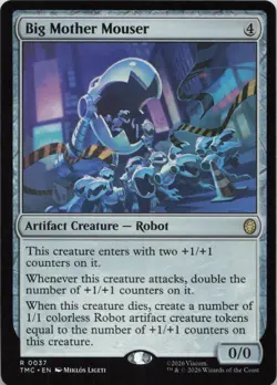 Big Mother Mouser R Commander: Teenage Mutant Ninja Turtles 37 NM MTG - Image 1