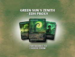 Green Sun's Zenith - Custom Card - Image 1
