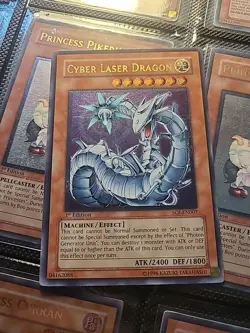 Yugioh! Cyber Laser Dragon - SOI-EN007 - Ultimate Rare - 1st Edition - Image 1