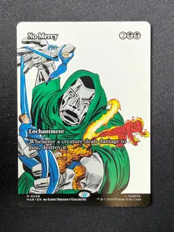 No Mercy BORDERLESS - Marvel Super Heroes (MTG) - Image 1