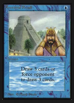 Ancestral Recall (CE) Collector's Edition Regular Playtest Card - Image 1