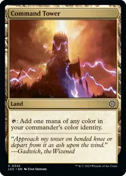 Command Tower (EX/NM) Land Set can vary MTG Magic Discount: 5+ Cards - Image 1