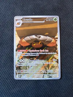 Pokemon Card Crustle 186/182 Illustration Rare Destined Rivals NM - Image 2