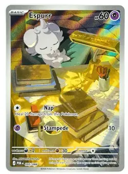 Espurr - 095/088 - Illustration Rare - Perfect Order - NM/M - Pokemon Card - Image 1