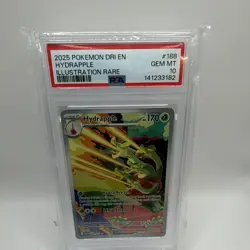 Pokemon Company Hydrapple 188/182 Destined Rivals Illustration Rare Holo PSA 10 - Image 1