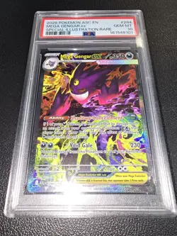 Pokemon TCG Mega Gengar ex 284/217 Me: Ascended Heroes SIR Holo PSA 10 EN - Image 3
