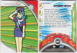 Officer Jenny #163 Topps Blue Logo Series 3 Pokemon NM - Image 1