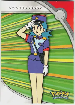 Officer Jenny #163 Topps Blue Logo Series 3 Pokemon NM - Image 2