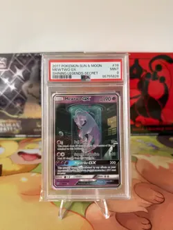 PSA 9 Mewtwo GX 78/73 SECRET RARE Mewtube SM Shining Legends Pokemon Card MINT - Image 3