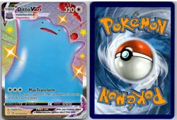 Ditto VMAX SV119/SV122 Holo VMAX Rare Shining Fates Shiny Vault Pokemon - Image 3
