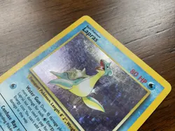 Pokemon Card- Lapras 10/62 Fossil Holo- MP - Image 4