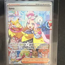 Iono 269/193 Special Illustration Rare Holo SV02 Paldea Evolved English - Image 3