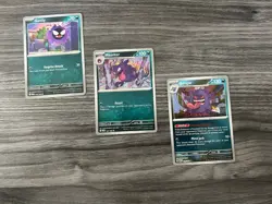 Pokemon Gengar Evolution Set 066-068 NM (Perfect Order) - Image 1