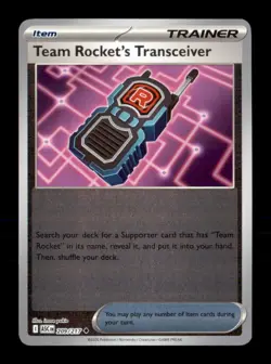 Team Rocket's Transceiver 209/217 Ascended Heroes Pokemon Reverse Holo NM - Image 1
