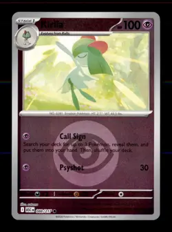 Kirlia (Energy Symbol Pattern) 088/217 Ascended Heroes Pokemon Reverse Holo NM - Image 1