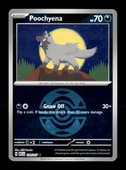 Poochyena (Dusk Ball) 128/217 Common Ascended Heroes Pokemon Reverse Holo NM - Image 1
