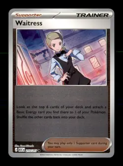 Waitress 215/217 Common Ascended Heroes Pokemon Reverse Holo Near Mint - Image 1
