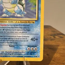 WoTC Turtok (Blastoise) 2/102 Base Set Holo Rare Ger 100 HP 1999 - Image 4