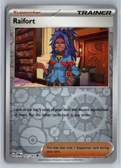 Raifort 161/167 Uncommon Twilight Masquerade Pokemon Reverse Holo Near Mint - Image 1