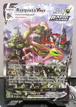 Rayquaza VMAX Alt Art Holo Secret Evolving Skies 218/203 English NM - Image 1