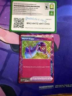 The Pokemon Company Hero's Cape SV05 Temporal Forces 152/162 ACE SPEC Holo EN - Image 2