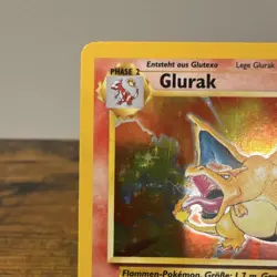 WoTC Glurak (Charizard) 4/102 Base Set Holo Rare German 1999 - Image 2