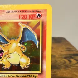WoTC Glurak (Charizard) 4/102 Base Set Holo Rare German 1999 - Image 3