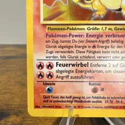 WoTC Glurak (Charizard) 4/102 Base Set Holo Rare German 1999 - Image 5